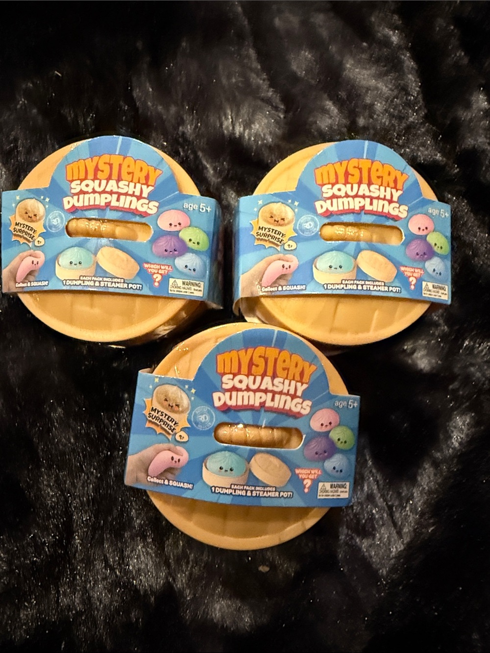 Mystery Squashy Dumplings Kids Toy - Assorted Pastel Colors 1 dumpling